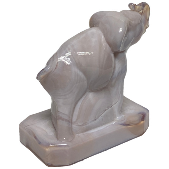 Zack the Elephant Boyd Art Glass Retired 1996 Mystique Grey - Picture 8 of 13